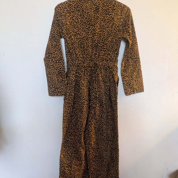 *SOLD*    NWT - Limited Edition Leopard Print Corduroy Zip Front Boiler Suit - Picture 3 of 7